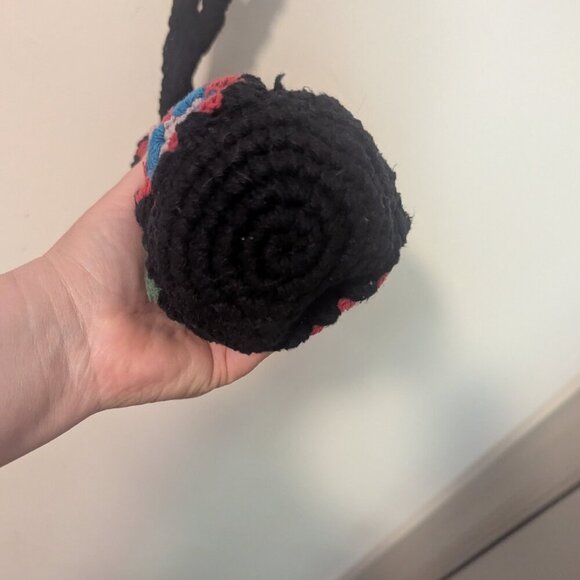 Festival Crochet Granny Square Bag Water Bottle Crossbody Boho Rainbow Hippie - Picture 6 of 9